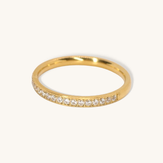 Pave Thin Stack Ring