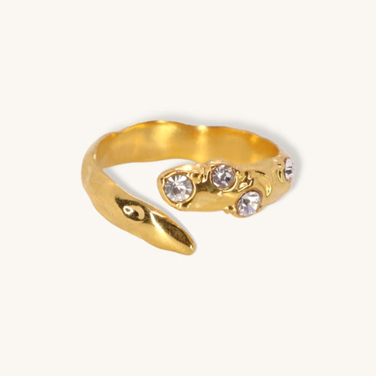 Piper Crystal Wrap Ring