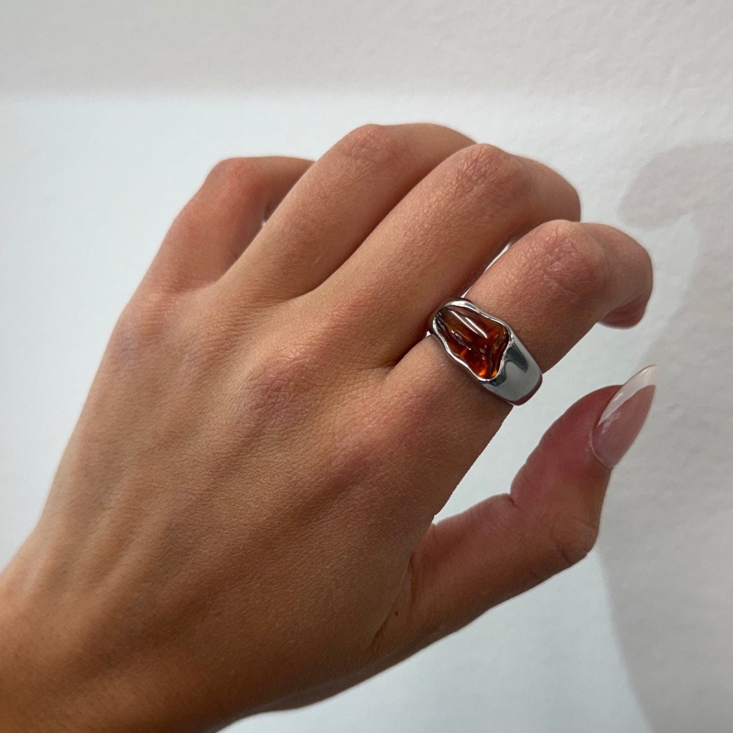 Irregular Gemstone Ring