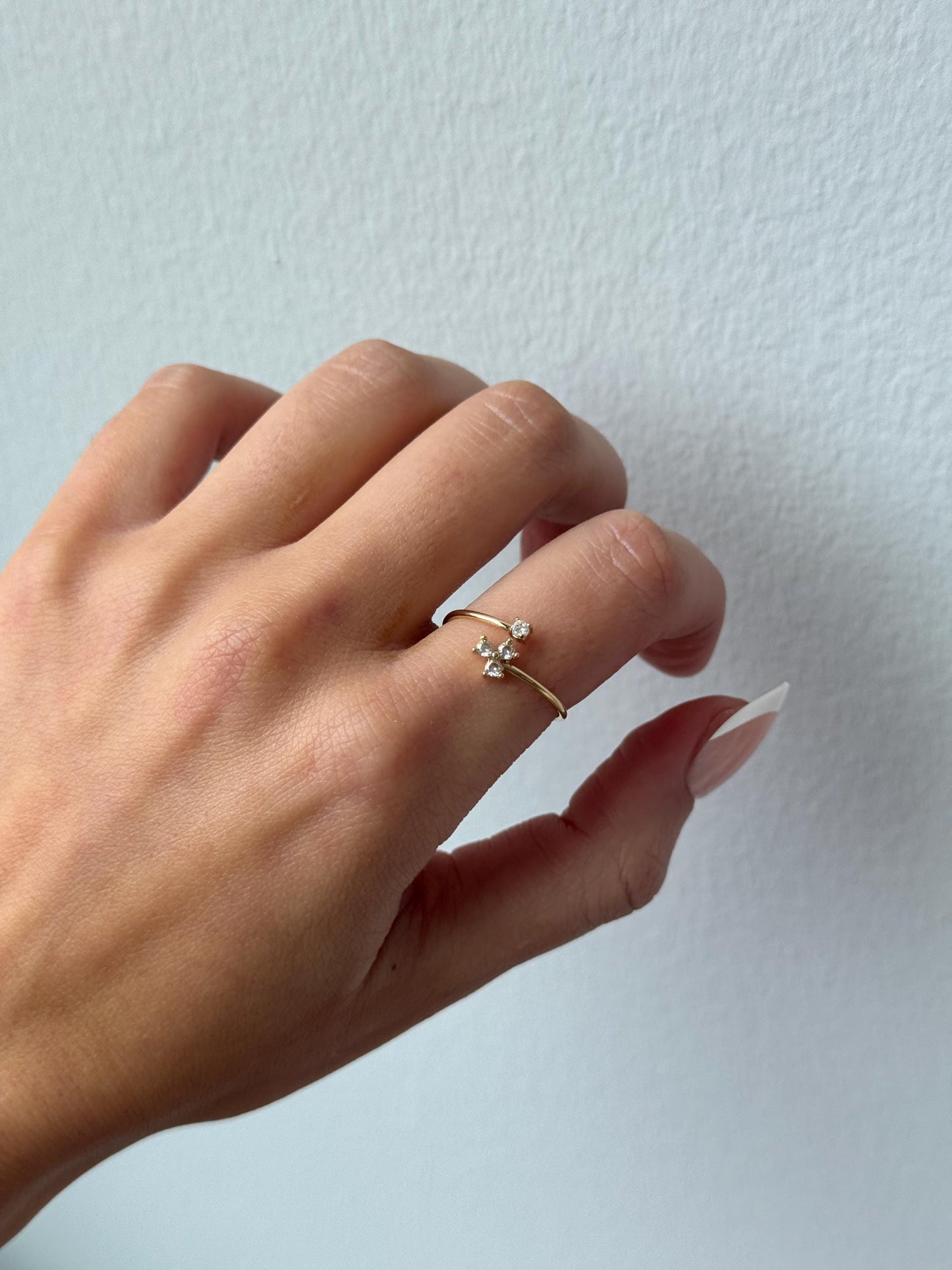Gold ring adjustable, dainty gold rings for women, bridesmaid ring gift for her, vintage adjustable ring, open ring, unique girlfriend gift