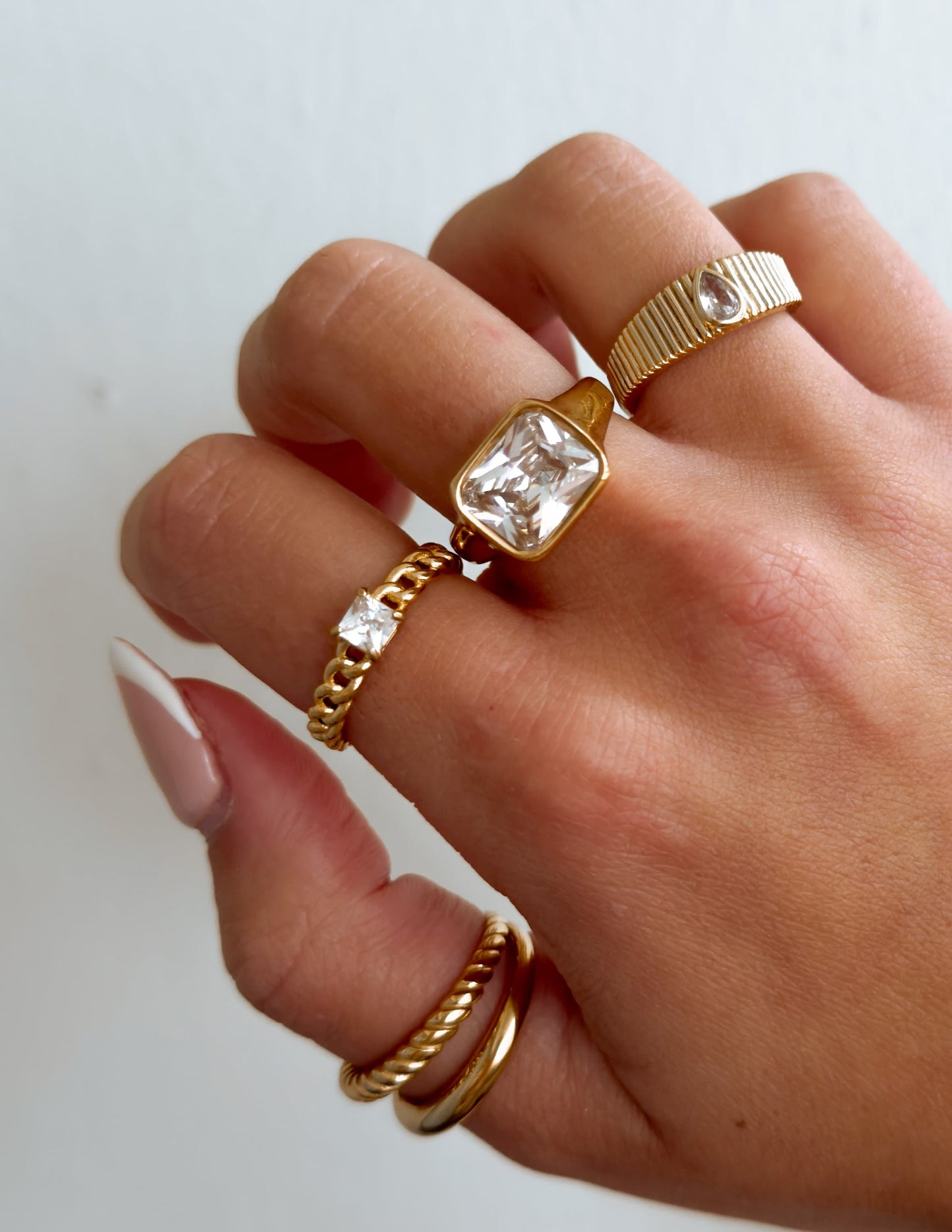 Chunky gold ring, statement ring, bold chunky gold ring, gold filled dome ring for her, diamond statement ring, gift for her, everyday ring