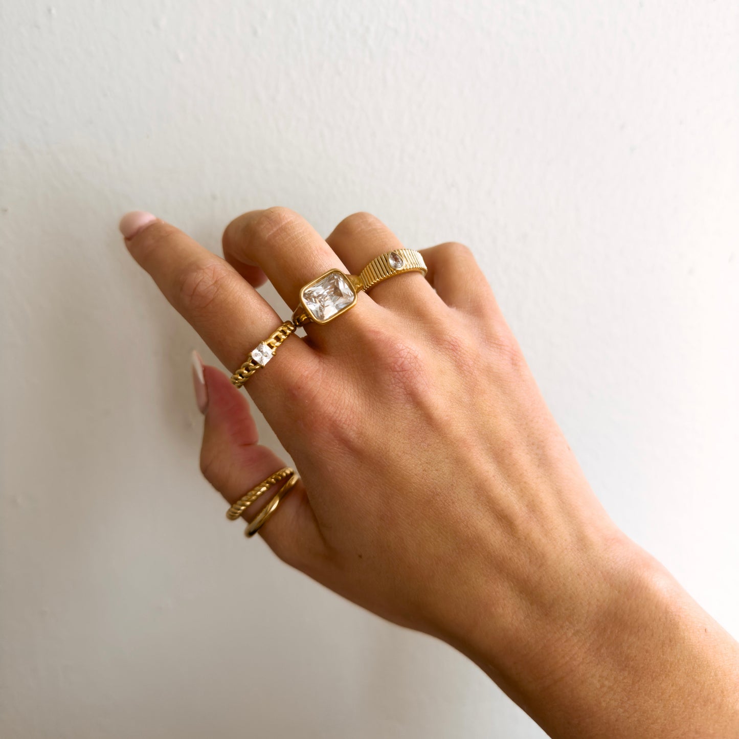Chunky gold ring, statement ring, bold chunky gold ring, gold filled dome ring for her, diamond statement ring, gift for her, everyday ring