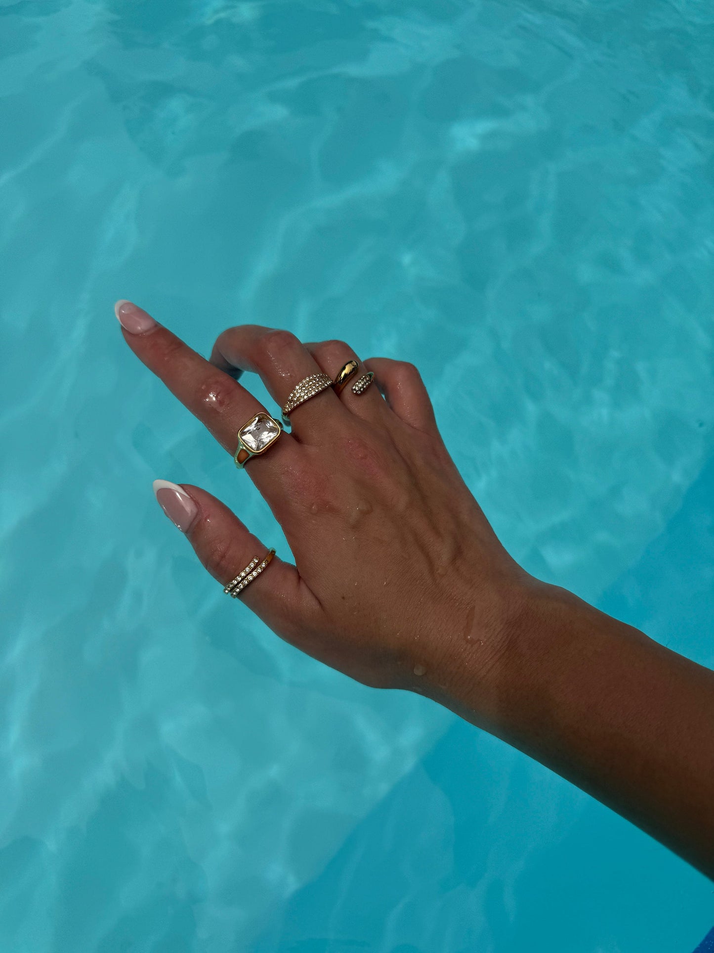 Chunky gold ring, statement ring, bold chunky gold ring, gold filled dome ring for her, diamond statement ring, gift for her, everyday ring