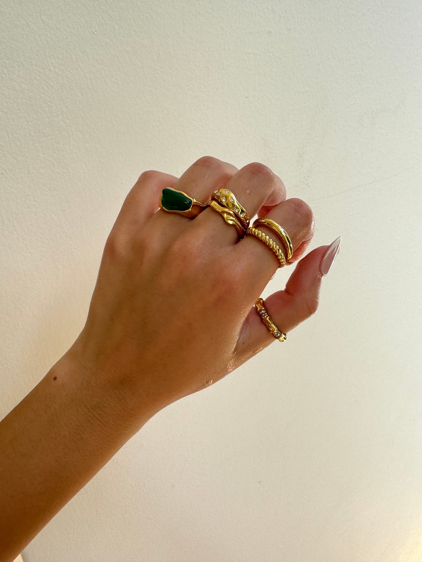 Braided Stack Ring, layered gold statement ring, gold filled ring, rings for women, braid twist ring, stackable rings, ring set ring stack