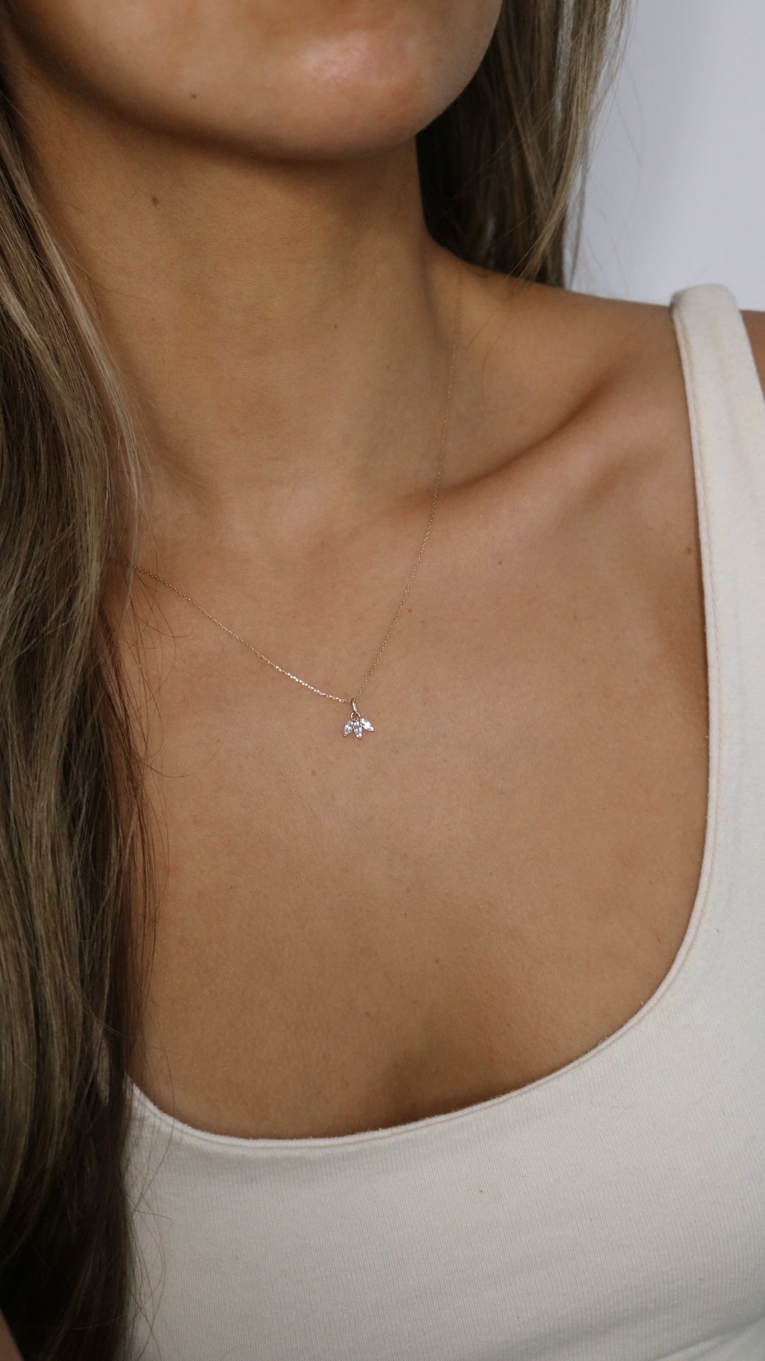 Alexia White Topaz Necklace