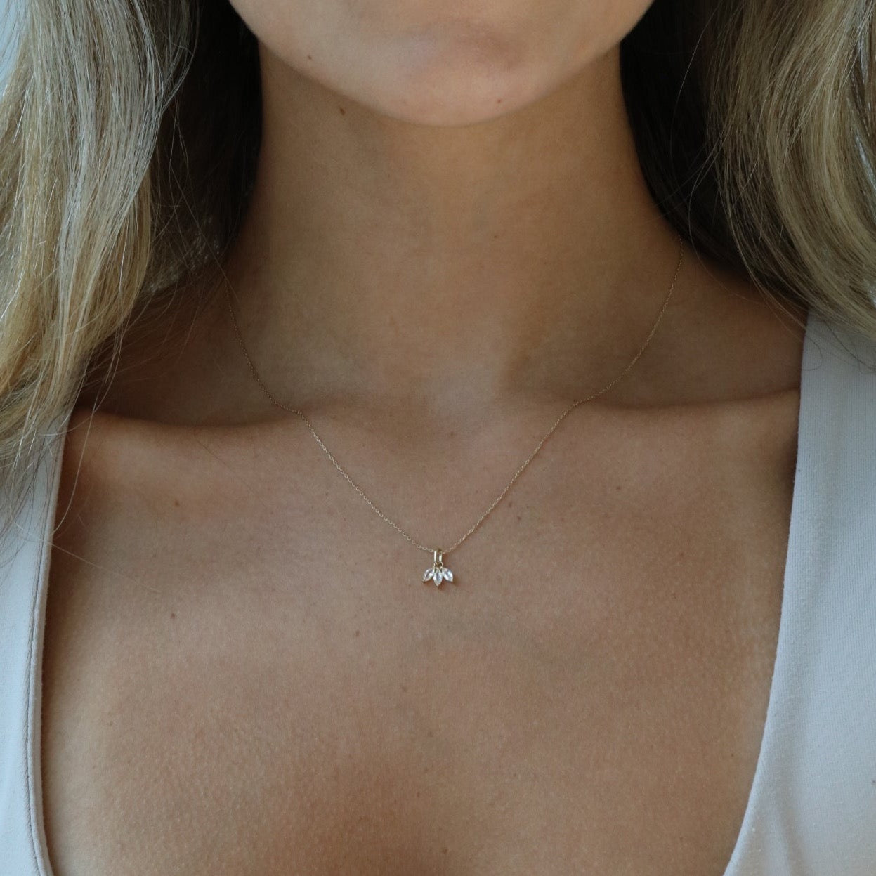 Alexia White Topaz Necklace