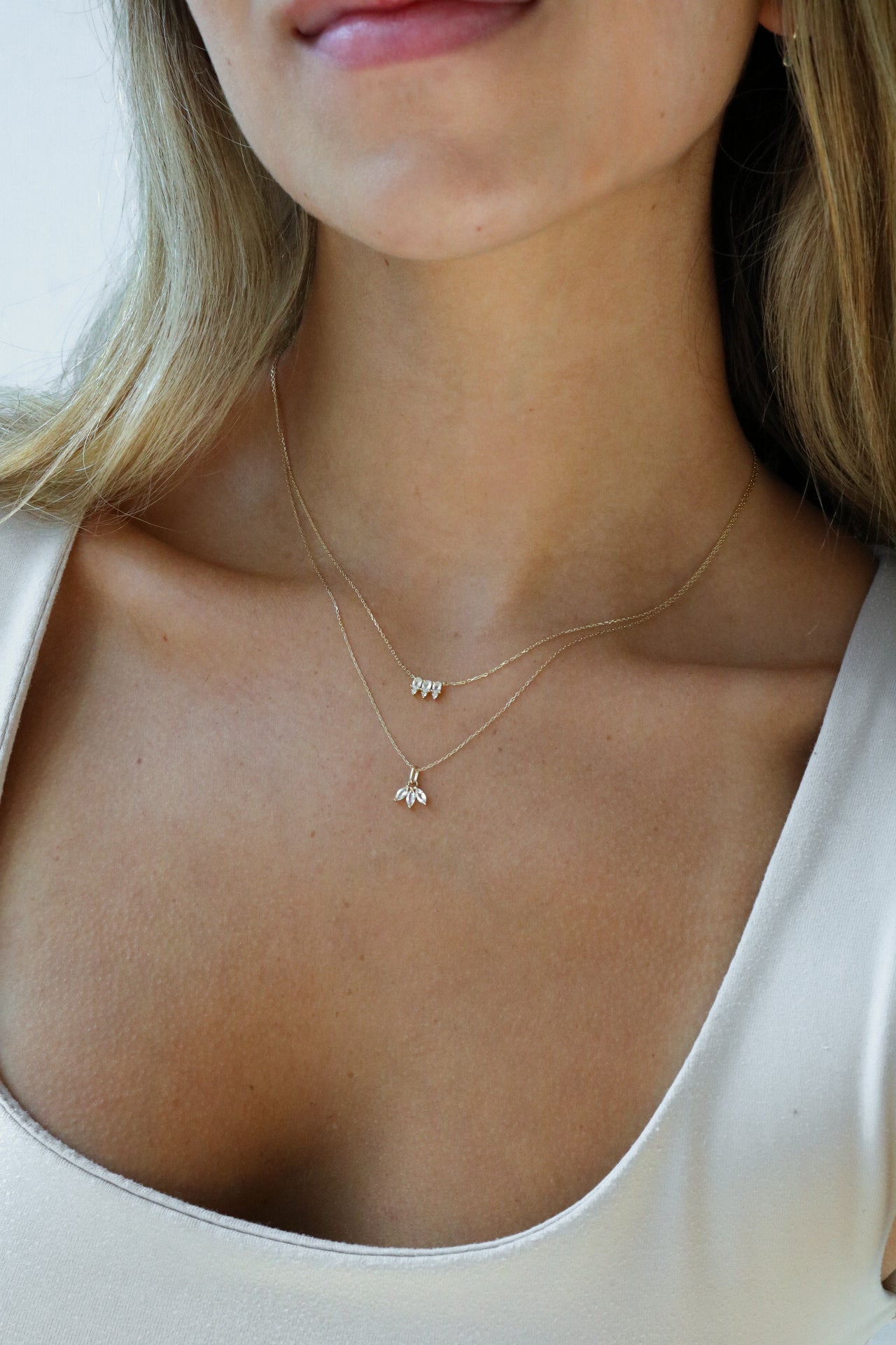 Alexia White Topaz Necklace