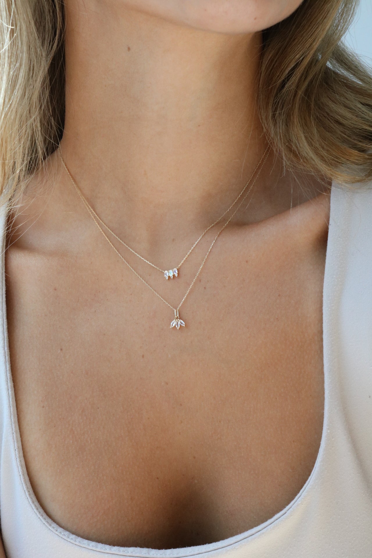 Alexia White Topaz Necklace