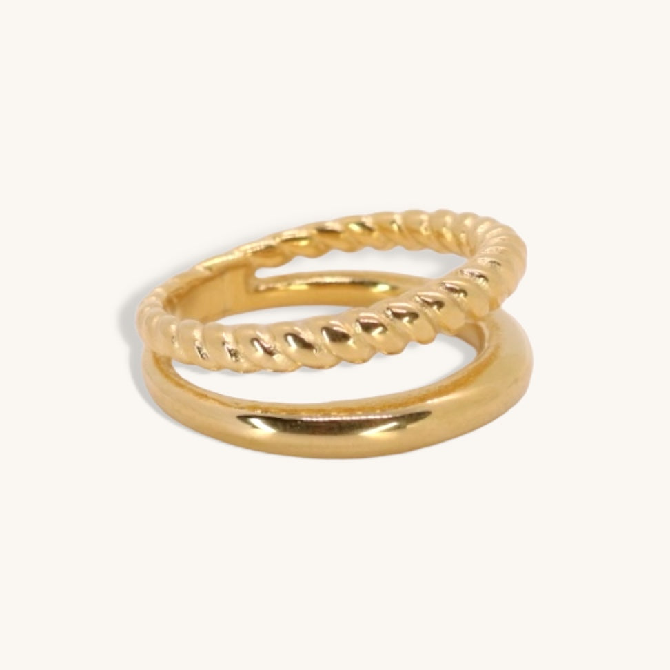 Eliana Braided Stack Ring