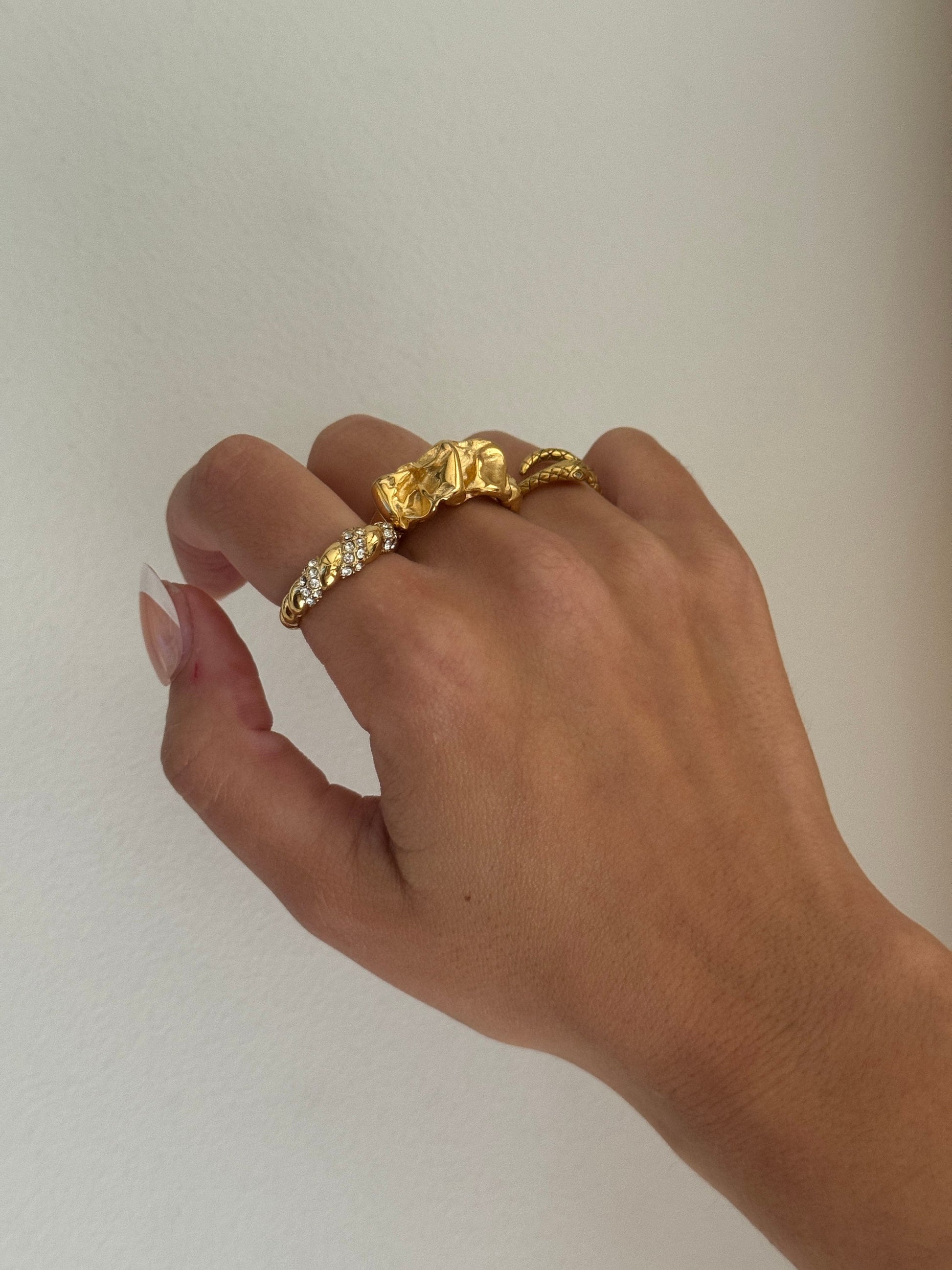 Gold ring statement rings, gold nugget ring, irregular gold ring chunky, hammered gold ring, statement ring thick gold ring bold ring women