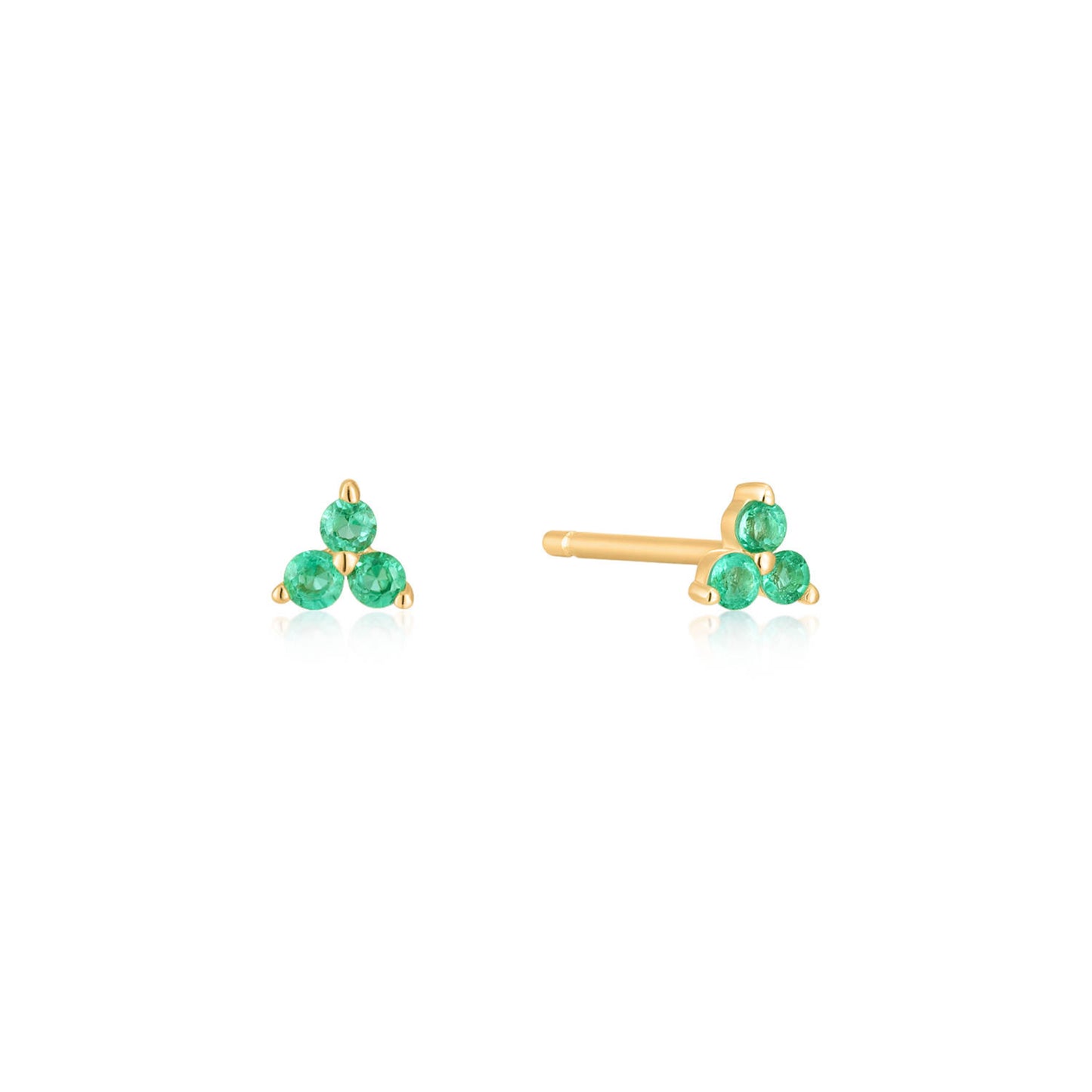 Alexandria Emerald Stud Earrings