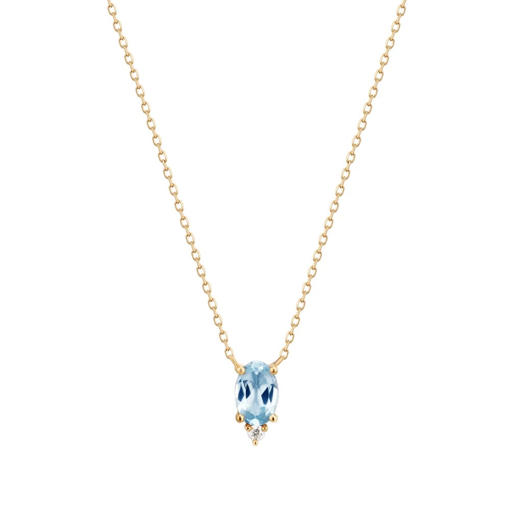 Evie Blue Topaz Necklace