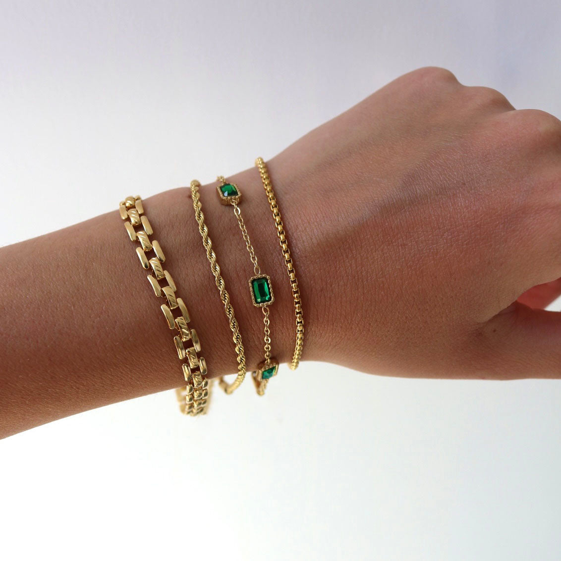 Gina Gold Stacking Bracelet