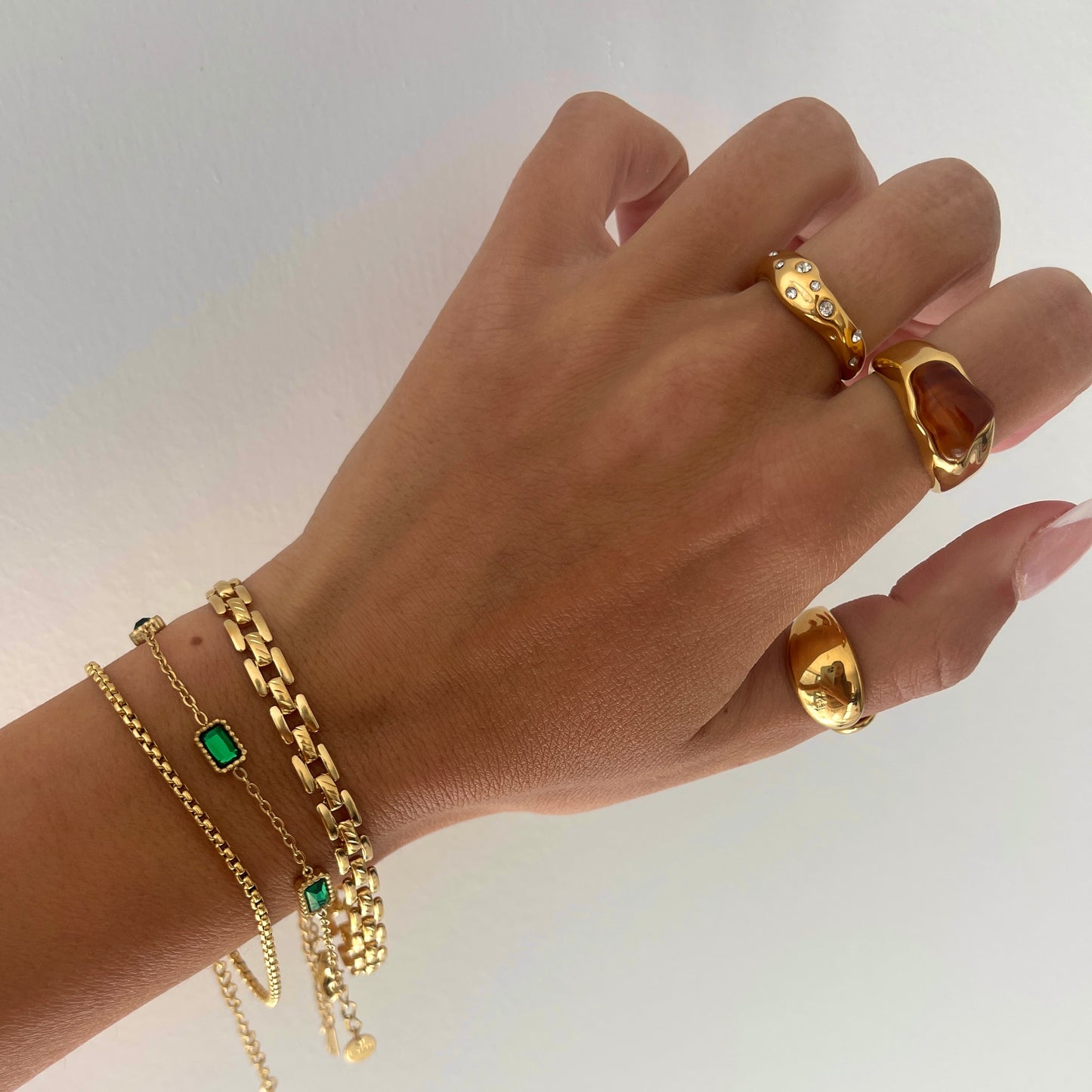 Gina Gold Stacking Bracelet