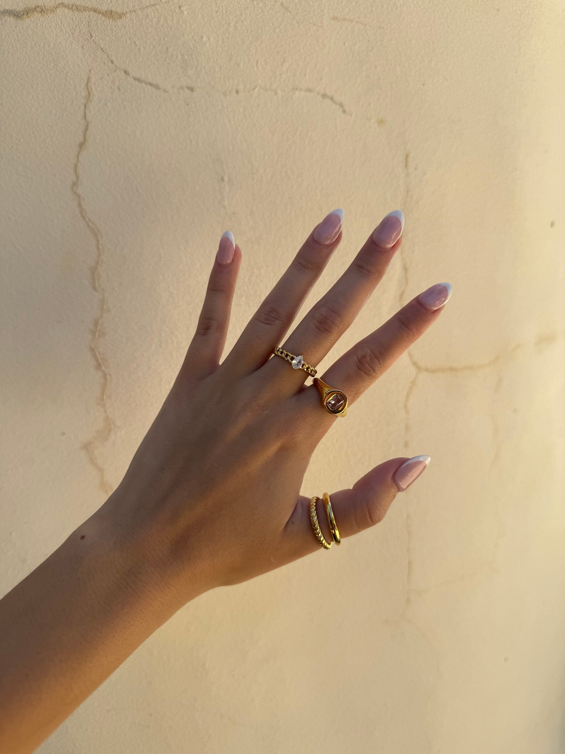 Braided Stack Ring, layered gold statement ring, gold filled ring, rings for women, braid twist ring, stackable rings, ring set ring stack